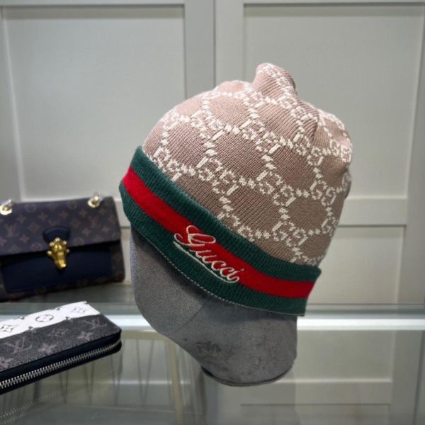réplica,joyas,joyería,1:1,replica,fake,lujo,barato El último gorro de punto de lana de GUCCI, unisex