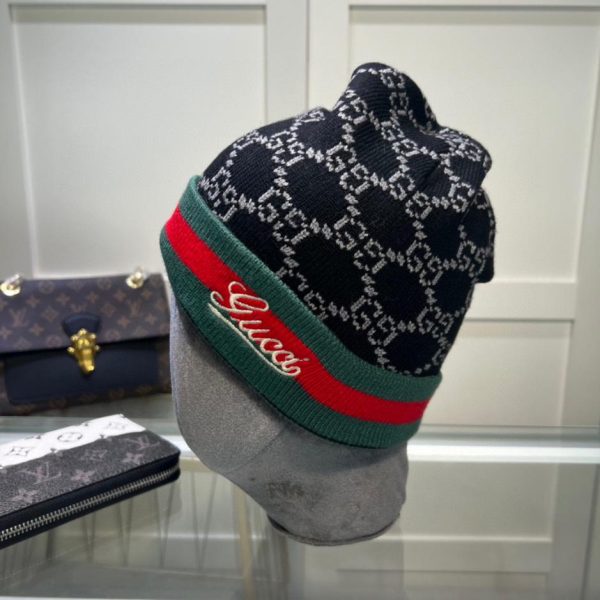 réplica,joyas,joyería,1:1,replica,fake,lujo,barato El último gorro de punto de lana de GUCCI, unisex