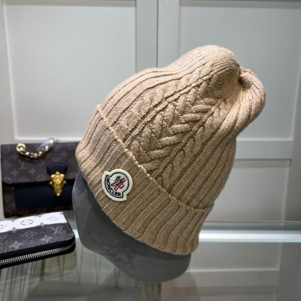 réplica,joyas,joyería,1:1,replica,fake,lujo,barato Gorro de punto MONCLER estilo clásico para hombre y mujer.