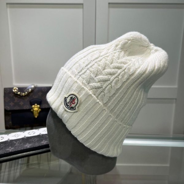 réplica,joyas,joyería,1:1,replica,fake,lujo,barato Gorro de punto MONCLER estilo clásico para hombre y mujer.