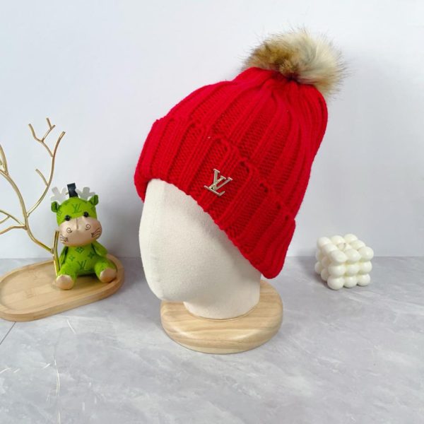 réplica,joyas,joyería,1:1,replica,fake,lujo,barato El último gorro de punto de lana de Louis Vuitton