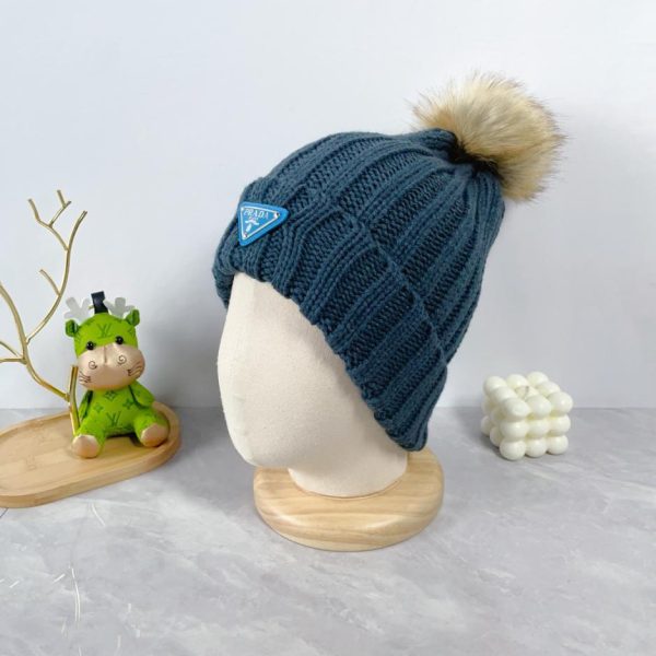réplica,joyas,joyería,1:1,replica,fake,lujo,barato Prada último gorro de punto de lana
