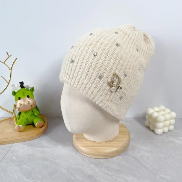 réplica,joyas,joyería,1:1,replica,fake,lujo,barato Gorra de béisbol DIOR serie de perlas de color liso