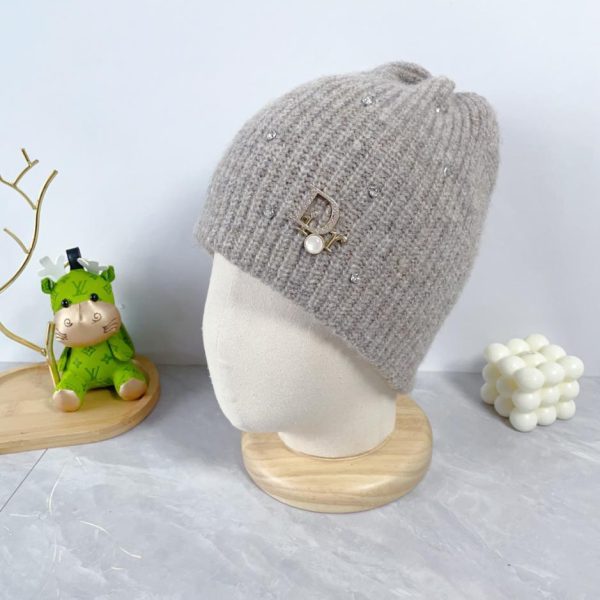 réplica,joyas,joyería,1:1,replica,fake,lujo,barato Gorra de béisbol DIOR serie de perlas de color liso