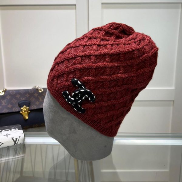 réplica,joyas,joyería,1:1,replica,fake,lujo,barato Gorro de lana Chanel otoño e invierno.