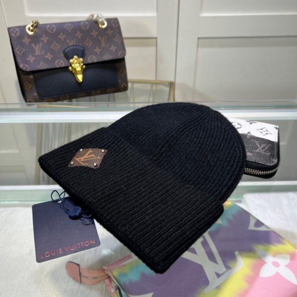 réplica,joyas,joyería,1:1,replica,fake,lujo,barato Gorro de punto de lana más vendido de Louis Vuitton