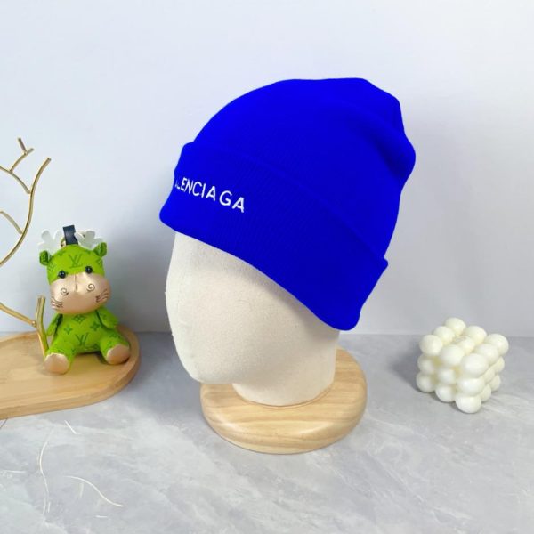 réplica,joyas,joyería,1:1,replica,fake,lujo,barato Balenciaga otoño e invierno nueva letra LOGO sombrero de lana