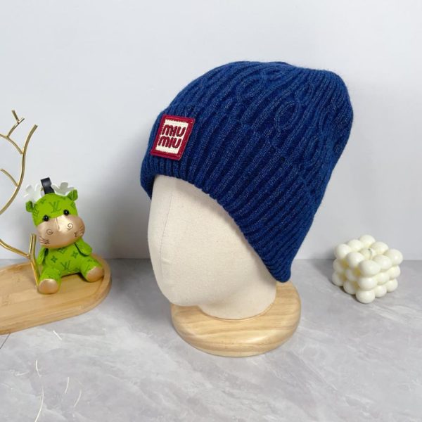 réplica,joyas,joyería,1:1,replica,fake,lujo,barato miumiu nuevo gorro para el frío otoño e invierno.
