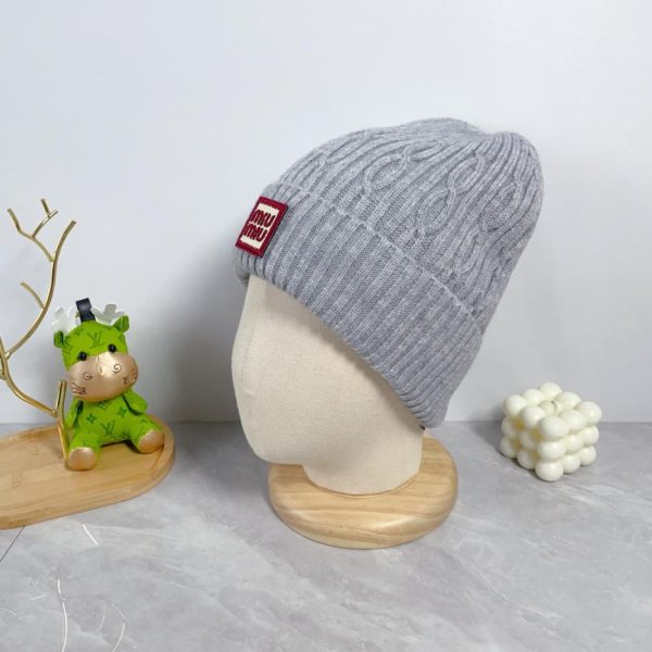 réplica,joyas,joyería,1:1,replica,fake,lujo,barato miumiu nuevo gorro para el frío otoño e invierno.