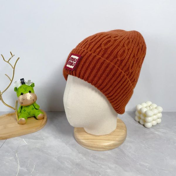 réplica,joyas,joyería,1:1,replica,fake,lujo,barato miumiu nuevo gorro para el frío otoño e invierno.