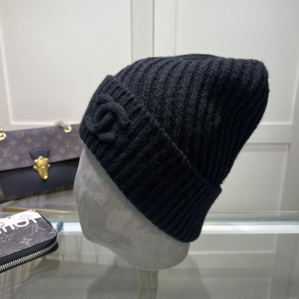 réplica,joyas,joyería,1:1,replica,fake,lujo,barato Gorro de lana Chanel otoño e invierno.
