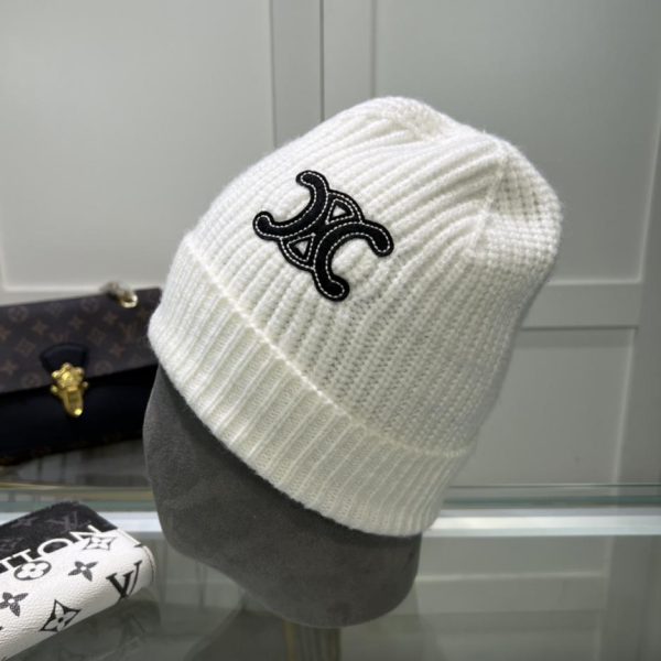 réplica,joyas,joyería,1:1,replica,fake,lujo,barato Gorro de punto CELINE de lana, mismo estilo para hombre y mujer.