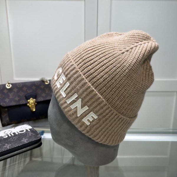 réplica,joyas,joyería,1:1,replica,fake,lujo,barato Gorro de punto CELINE de lana, mismo estilo para hombre y mujer.