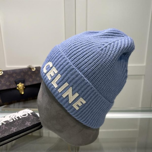 réplica,joyas,joyería,1:1,replica,fake,lujo,barato Gorro de punto CELINE de lana, mismo estilo para hombre y mujer.