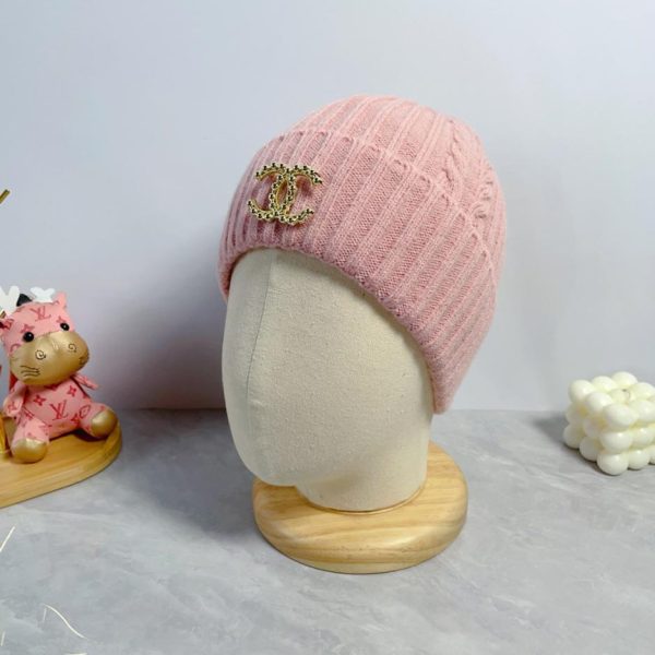 réplica,joyas,joyería,1:1,replica,fake,lujo,barato Gorro de lana Chanel otoño e invierno.