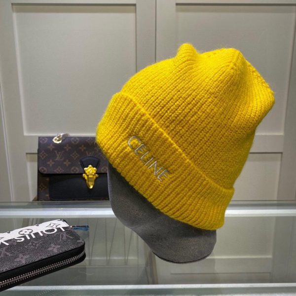 réplica,joyas,joyería,1:1,replica,fake,lujo,barato Gorro de punto CELINE de lana, mismo estilo para hombre y mujer.