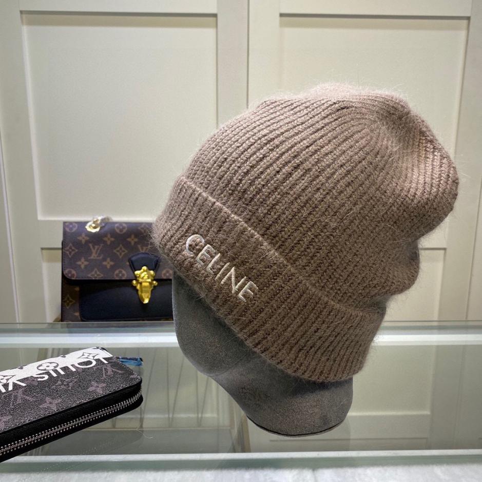 réplica,joyas,joyería,1:1,replica,fake,lujo,barato réplica,joyas,joyería,1:1,replica,fake,lujo,barato Gorro de punto CELINE de lana, mismo estilo para hombre y mujer.