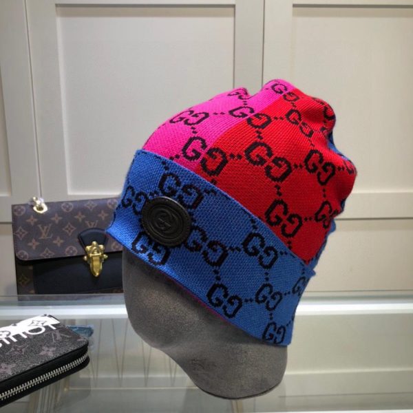 réplica,joyas,joyería,1:1,replica,fake,lujo,barato El último gorro de punto de mezcla de lana de GUCCI, unisex