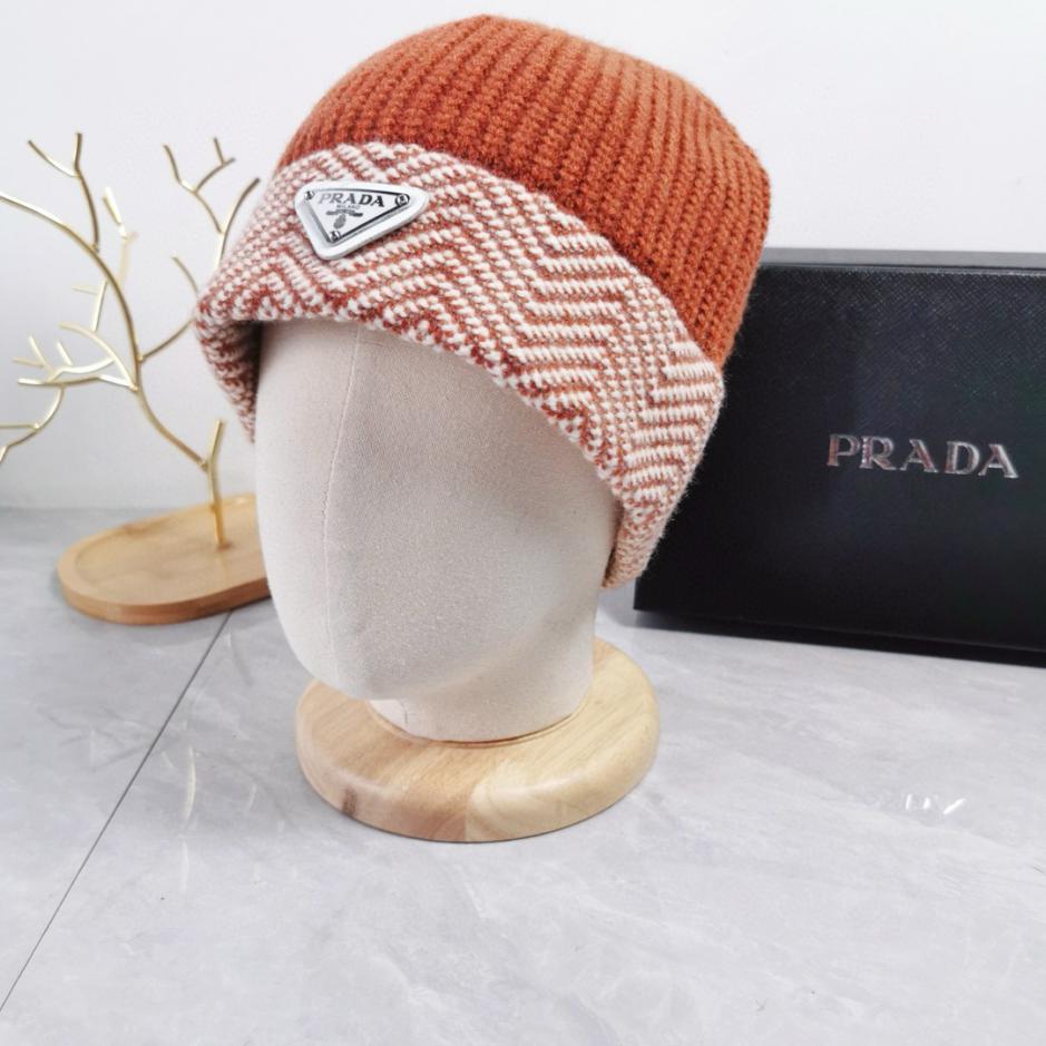 réplica,joyas,joyería,1:1,replica,fake,lujo,barato réplica,joyas,joyería,1:1,replica,fake,lujo,barato Gorro con protección para los oídos tejido otoño e invierno versión de alta calidad de Prada