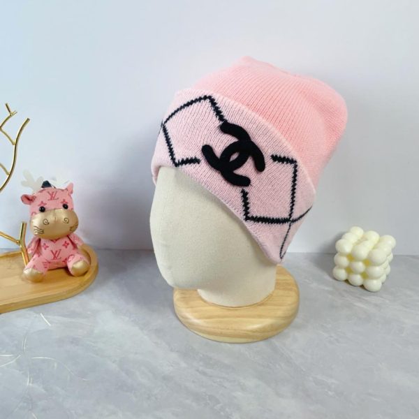 réplica,joyas,joyería,1:1,replica,fake,lujo,barato Gorro de lana Chanel otoño e invierno.