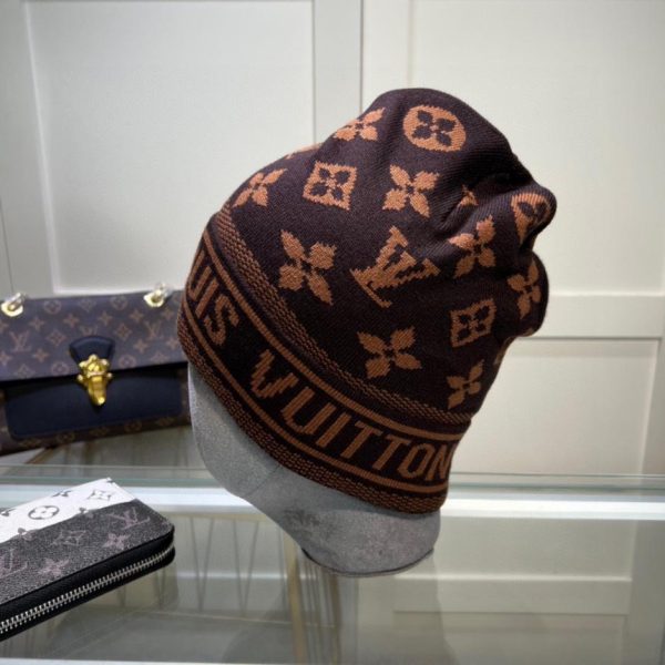 réplica,joyas,joyería,1:1,replica,fake,lujo,barato Gorro de punto Louis Vuitton de cachemira para hombre y mujer.