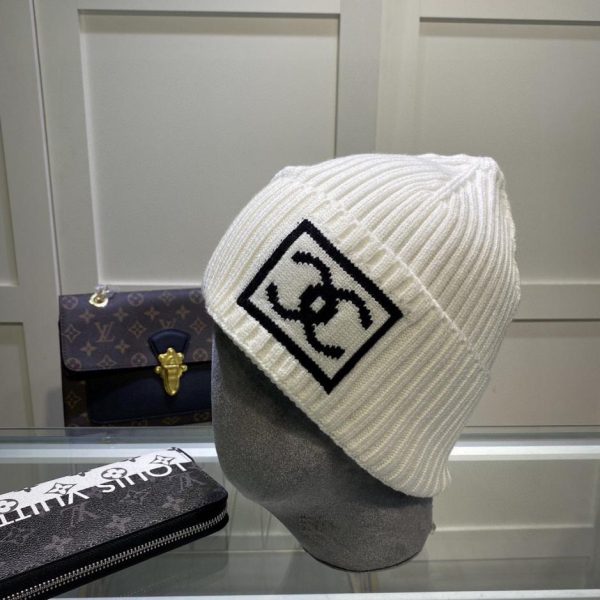 réplica,joyas,joyería,1:1,replica,fake,lujo,barato Gorro de punto de calidad de lana cachemira Chanel