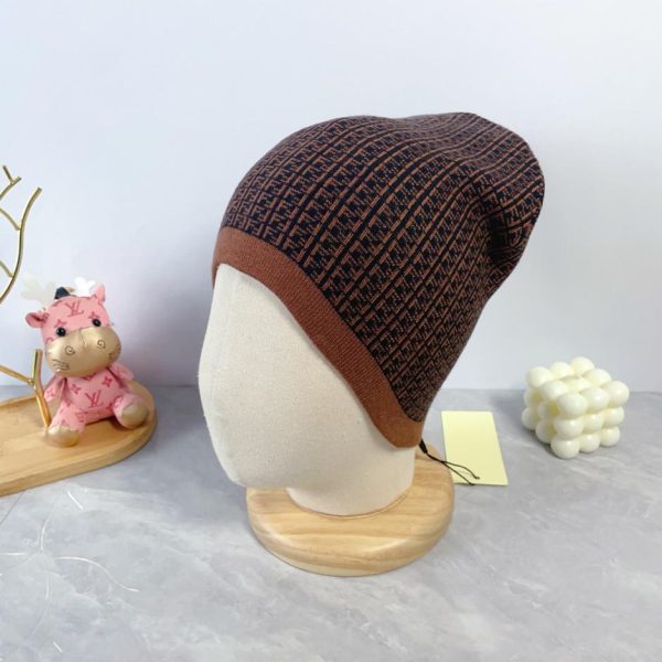 réplica,joyas,joyería,1:1,replica,fake,lujo,barato El último gorro de punto de lana de Fendi, unisex