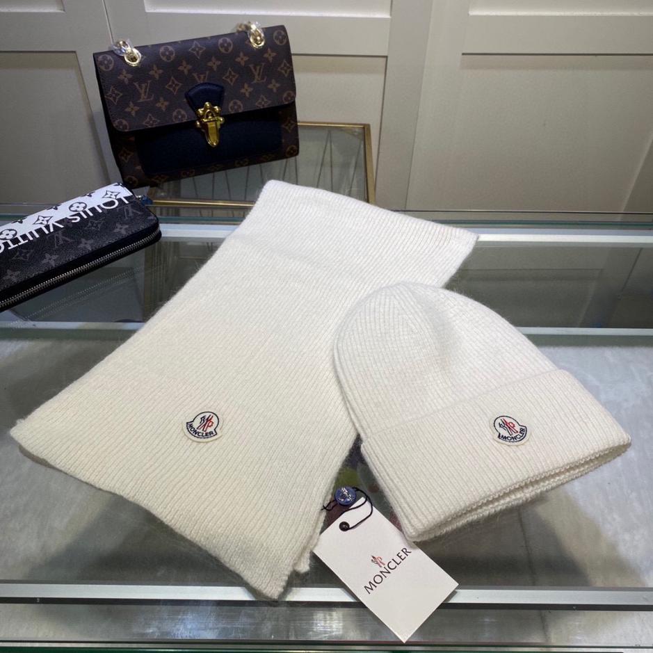 réplica,joyas,joyería,1:1,replica,fake,lujo,barato réplica,joyas,joyería,1:1,replica,fake,lujo,barato Conjunto clásico de gorro y bufanda MONCLER