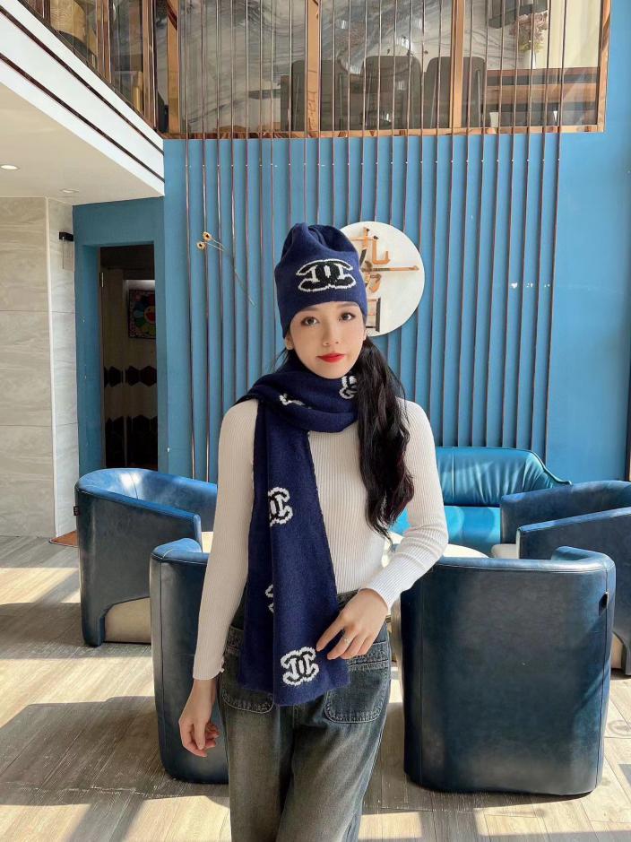 réplica,joyas,joyería,1:1,replica,fake,lujo,barato réplica,joyas,joyería,1:1,replica,fake,lujo,barato Chanel nuevo conjunto de gorro y bufanda.