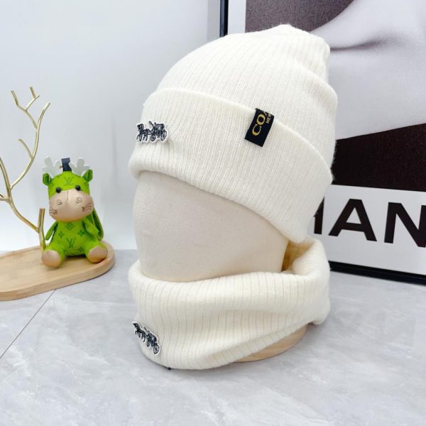 réplica,joyas,joyería,1:1,replica,fake,lujo,barato Conjunto de tres piezas de bufanda, gorro y guantes de Coach