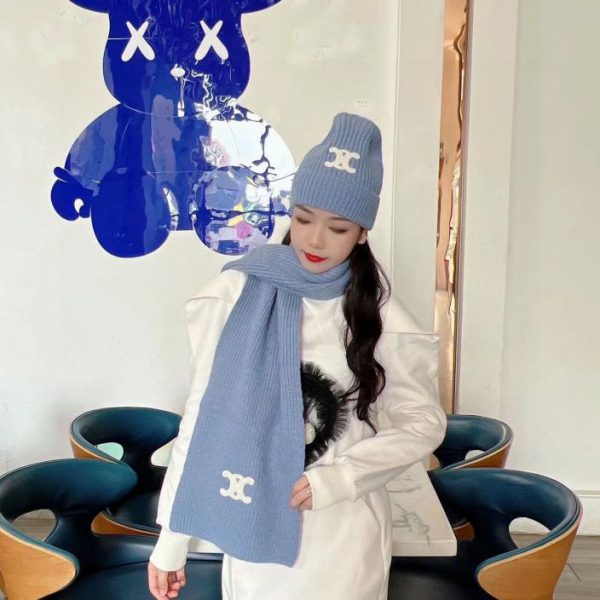 réplica,joyas,joyería,1:1,replica,fake,lujo,barato Celine nuevo traje clásico sombrero bufanda