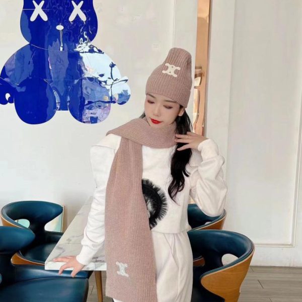réplica,joyas,joyería,1:1,replica,fake,lujo,barato Celine nuevo traje clásico sombrero bufanda