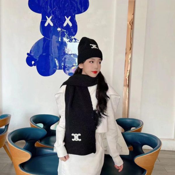 réplica,joyas,joyería,1:1,replica,fake,lujo,barato Celine nuevo traje clásico sombrero bufanda