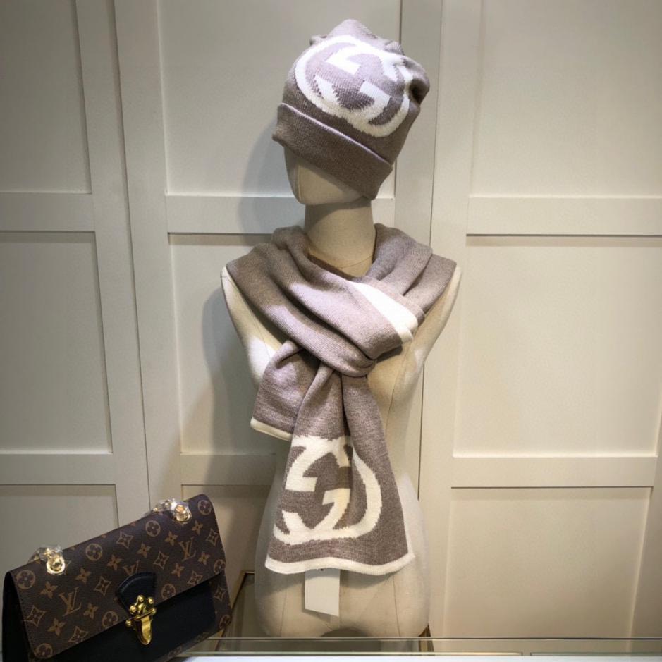 réplica,joyas,joyería,1:1,replica,fake,lujo,barato réplica,joyas,joyería,1:1,replica,fake,lujo,barato Gorros y bufandas de la serie de trajes de cachemira de lana nueva de GUCCI para hombres y mujeres