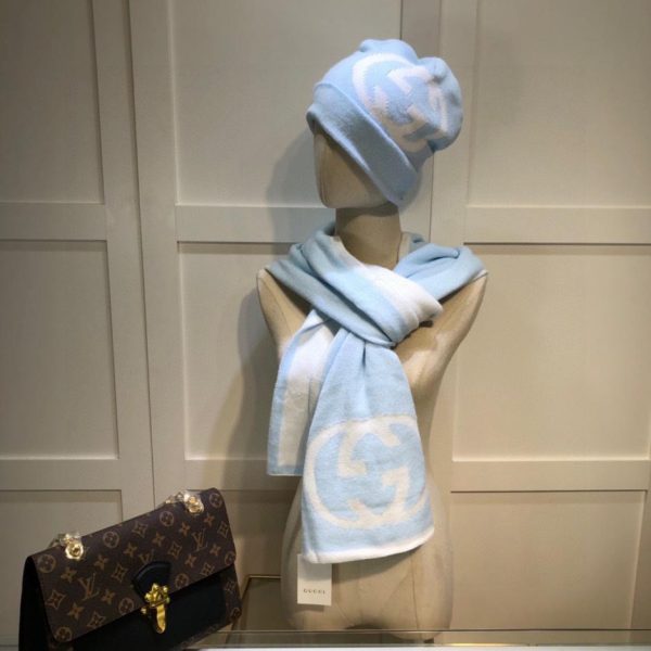 réplica,joyas,joyería,1:1,replica,fake,lujo,barato Gorros y bufandas de la serie de trajes de cachemira de lana nueva de GUCCI para hombres y mujeres