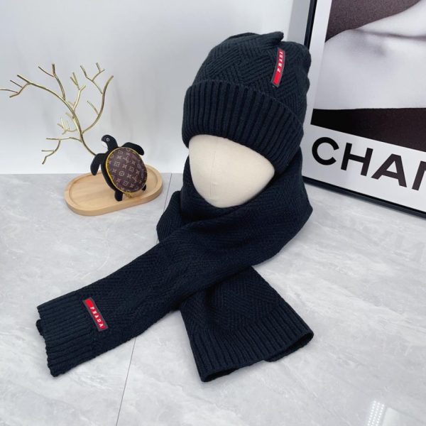 réplica,joyas,joyería,1:1,replica,fake,lujo,barato Prada nuevo traje clásico sombrero bufanda