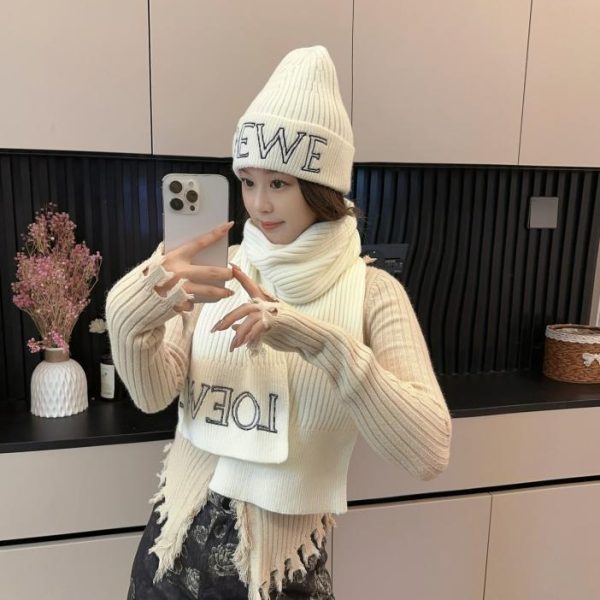 réplica,joyas,joyería,1:1,replica,fake,lujo,barato Loewe nuevo traje clásico sombrero bufanda
