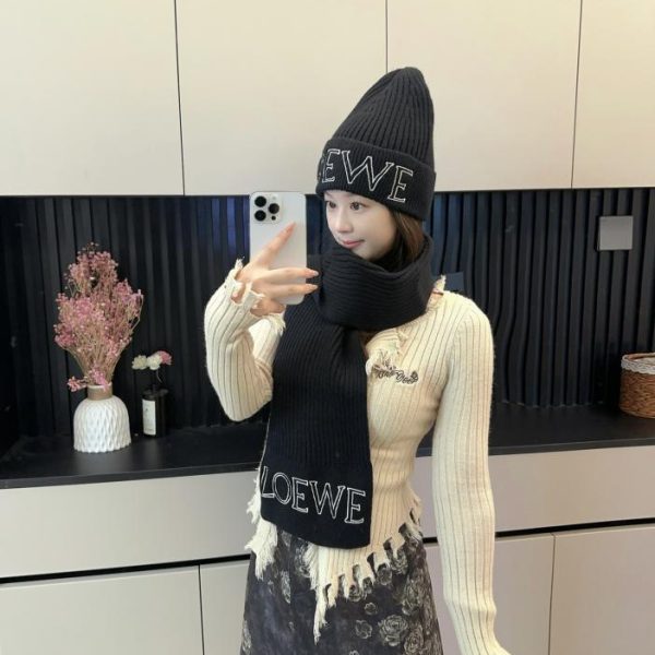 réplica,joyas,joyería,1:1,replica,fake,lujo,barato Loewe nuevo traje clásico sombrero bufanda