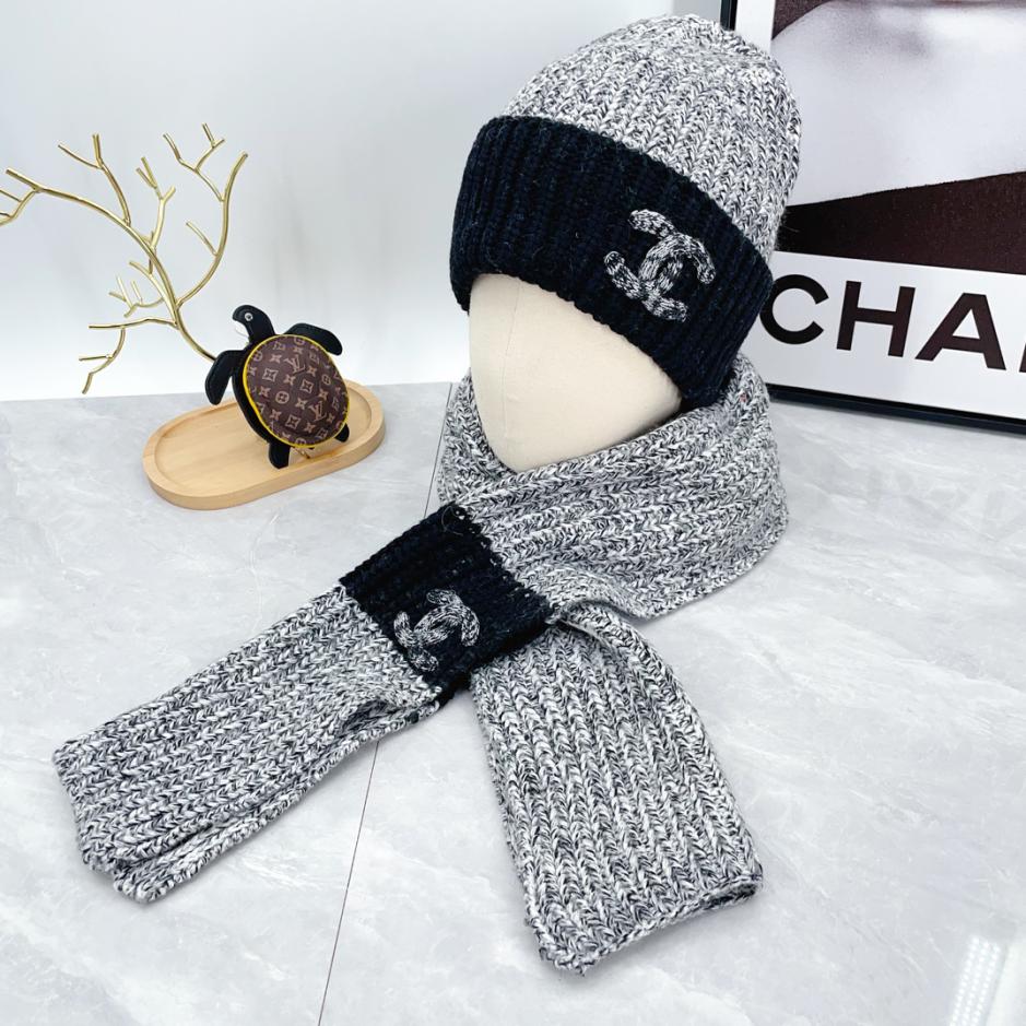 réplica,joyas,joyería,1:1,replica,fake,lujo,barato réplica,joyas,joyería,1:1,replica,fake,lujo,barato Chanel nuevo conjunto de gorro y bufanda.