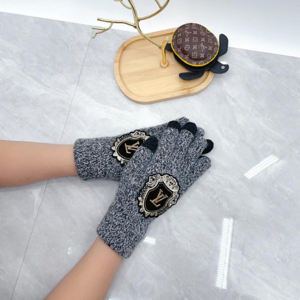 réplica,joyas,joyería,1:1,replica,fake,lujo,barato Guantes de lana Louis Vuitton