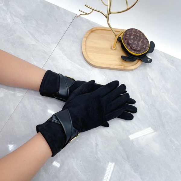 réplica,joyas,joyería,1:1,replica,fake,lujo,barato Guantes de piel de oveja Burberry para mujer.