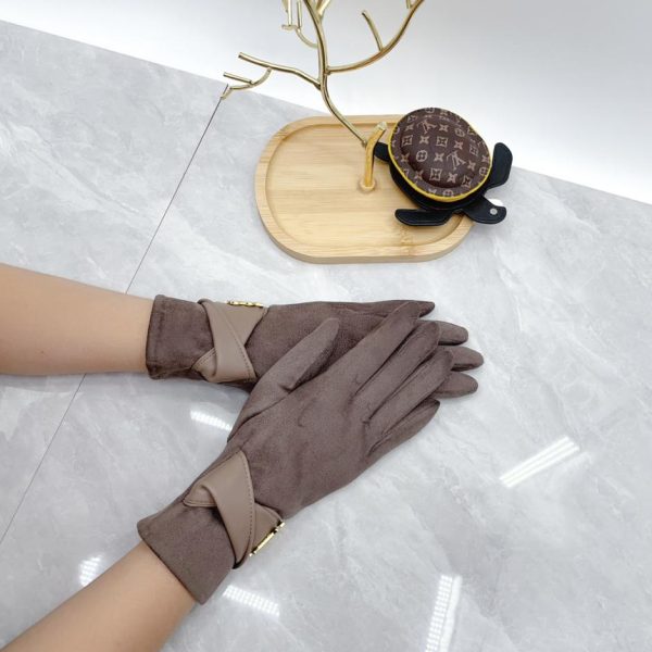 réplica,joyas,joyería,1:1,replica,fake,lujo,barato Guantes de piel de oveja Burberry para mujer.