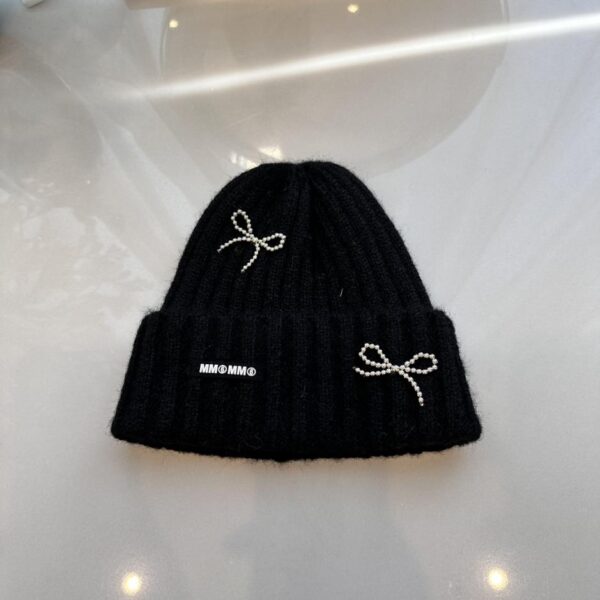 réplica,joyas,joyería,1:1,replica,fake,lujo,barato Margiela MM6 nuevo gorro de punto con lazo