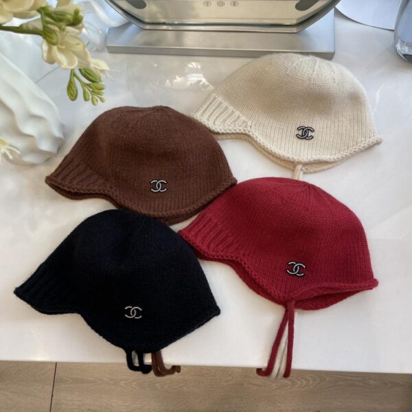réplica,joyas,joyería,1:1,replica,fake,lujo,barato Chanel nuevo gorro de punto de otoño e invierno.