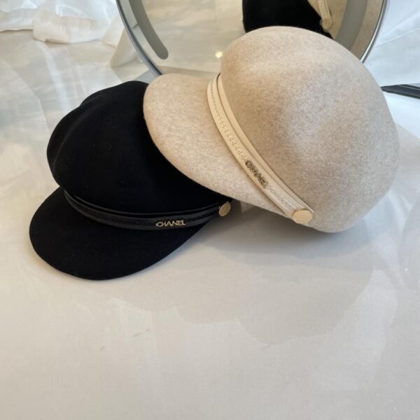 réplica,joyas,joyería,1:1,replica,fake,lujo,barato Chanel nuevo sombrero de fieltro de lana de otoño e invierno 100% lana