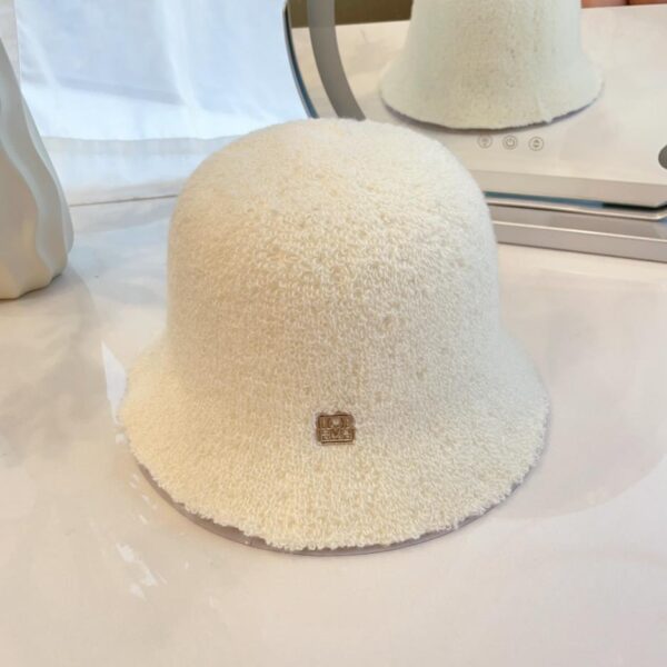 réplica,joyas,joyería,1:1,replica,fake,lujo,barato Toteme otoño e invierno nuevo anillo de toalla sombrero de pescador sombrero de pescador