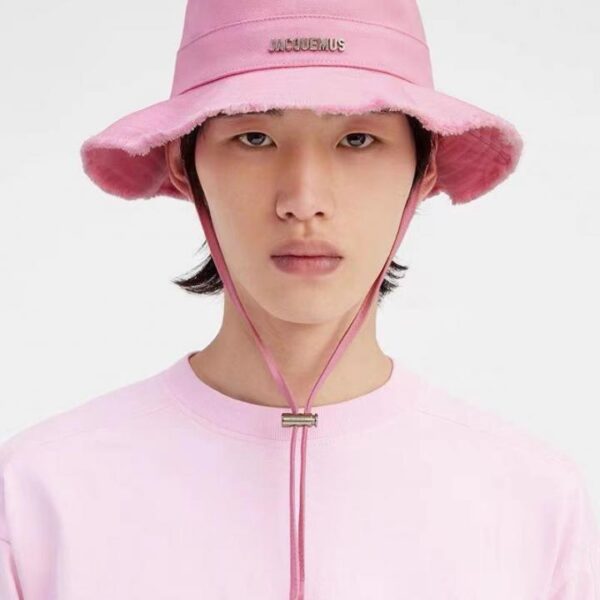 réplica,joyas,joyería,1:1,replica,fake,lujo,barato Jacquemus sombrero de pescador con cordón y borde sin rematar