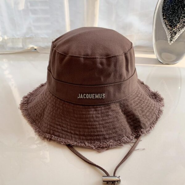 réplica,joyas,joyería,1:1,replica,fake,lujo,barato Jacquemus sombrero de pescador con cordón y borde sin rematar