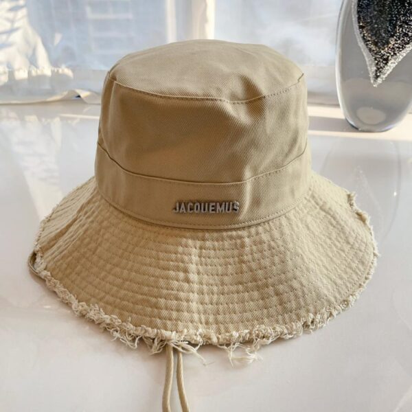 réplica,joyas,joyería,1:1,replica,fake,lujo,barato Jacquemus sombrero de pescador con cordón y borde sin rematar