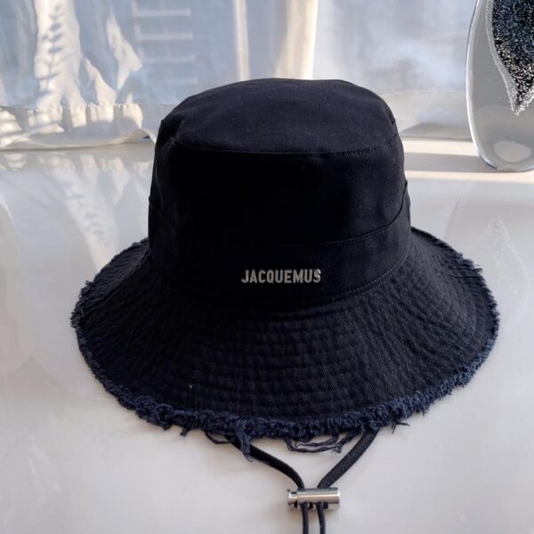 réplica,joyas,joyería,1:1,replica,fake,lujo,barato Jacquemus sombrero de pescador con cordón y borde sin rematar